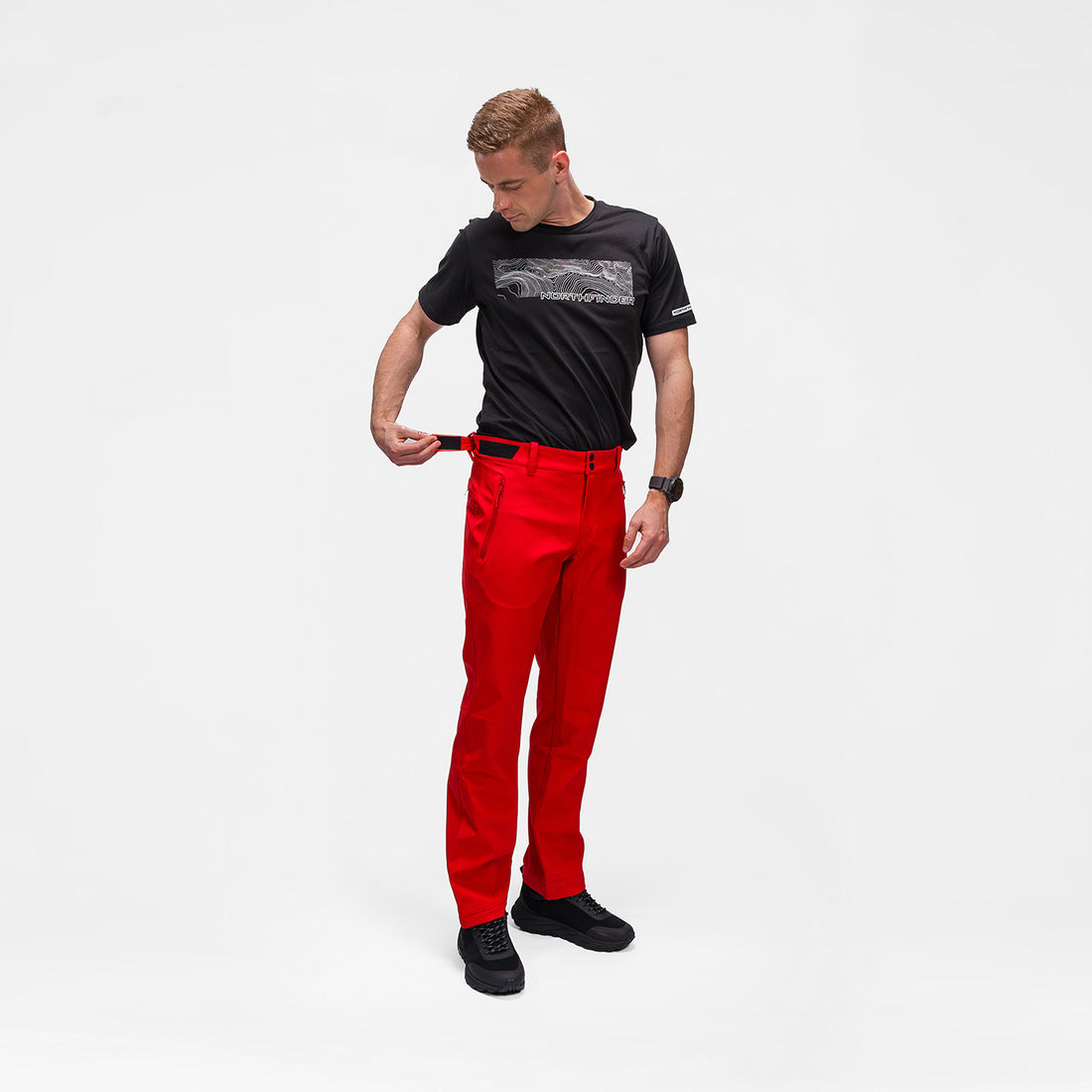 NO-50031OR men's softshell outdoor pants 3L GERON