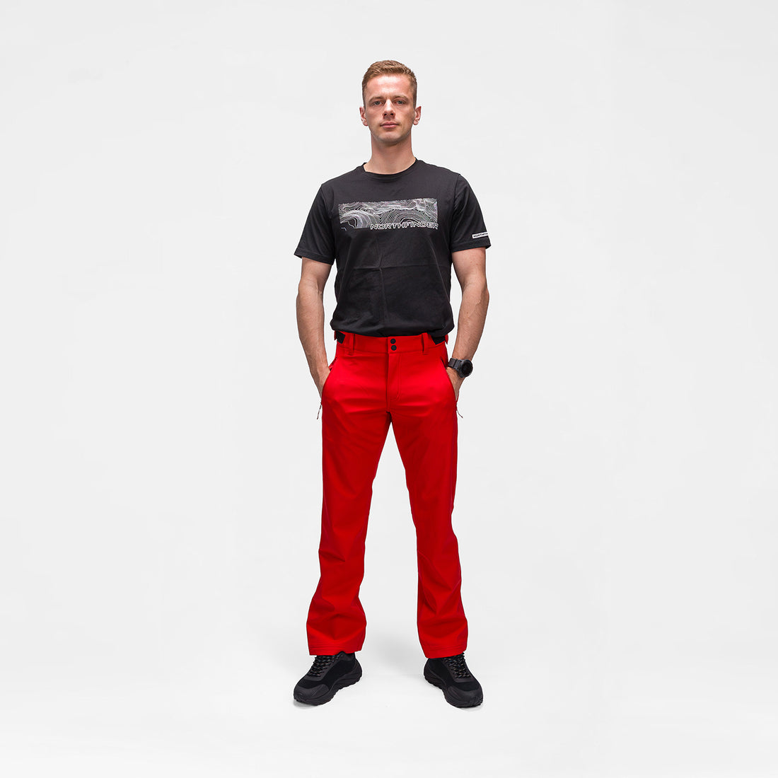NO-50031OR men's softshell outdoor pants 3L GERON