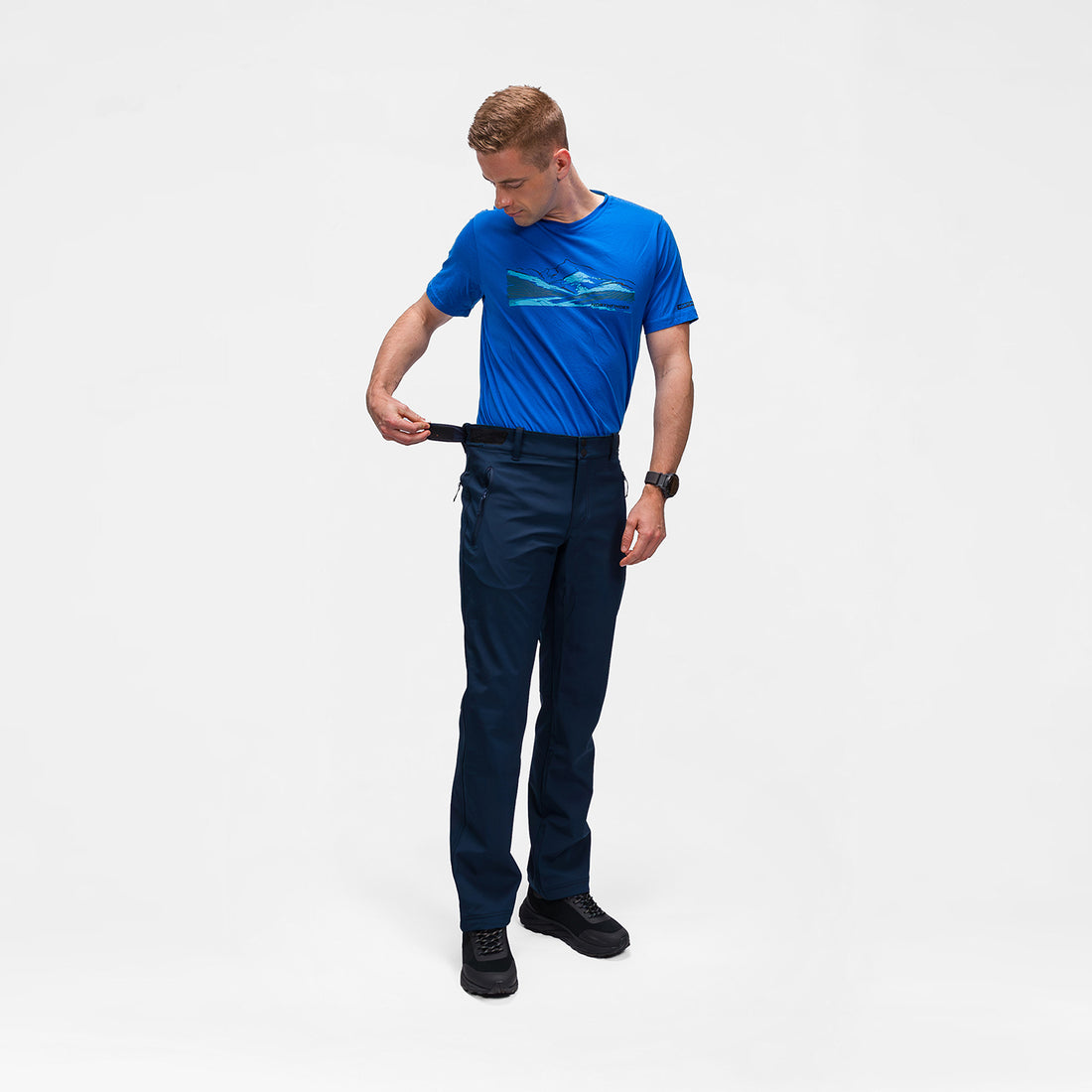 NO-50031OR men's softshell outdoor pants 3L GERON