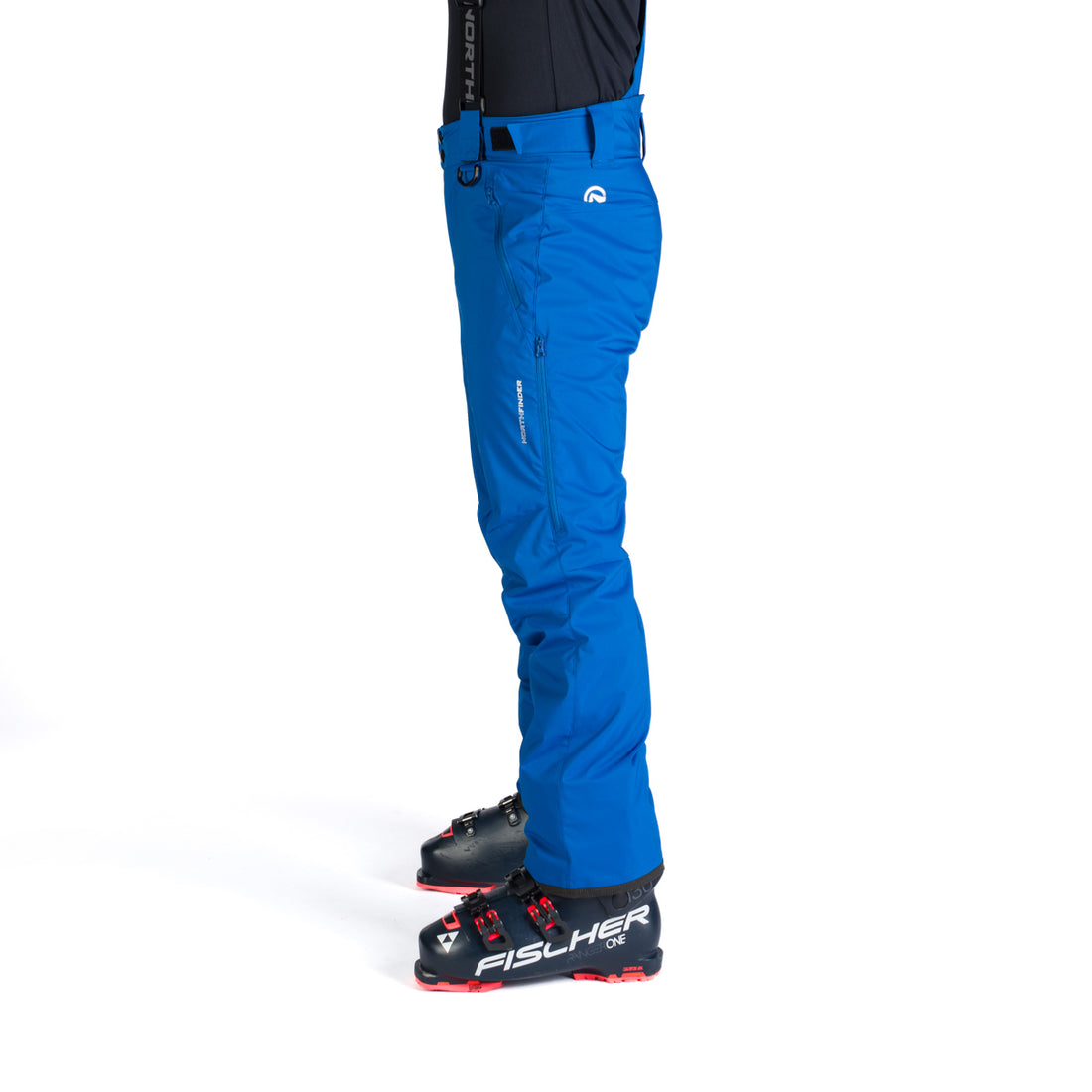NO-5008SNW men's ski pants with braces ISHAAN