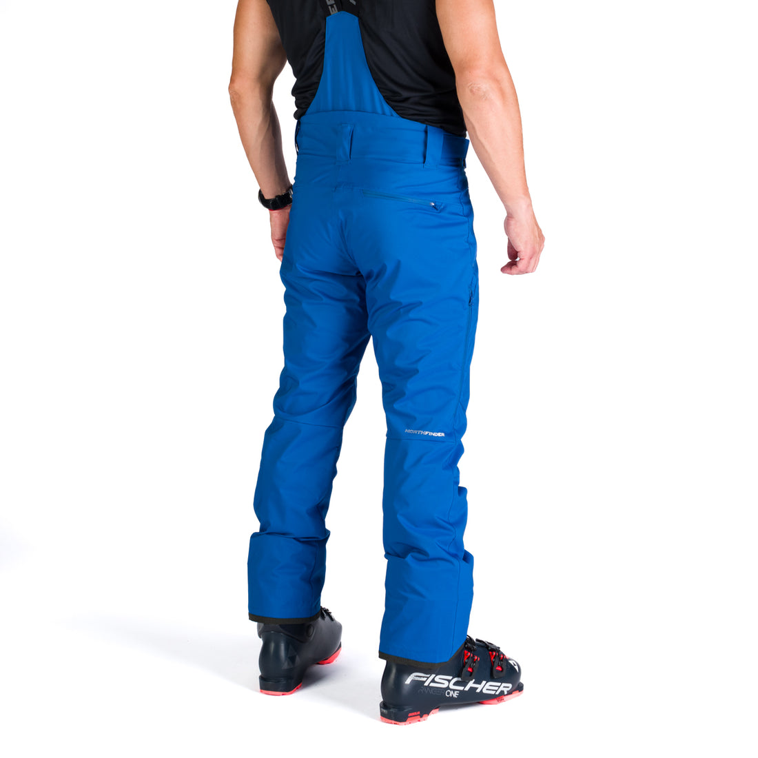 NO-5008SNW men's ski pants with braces ISHAAN