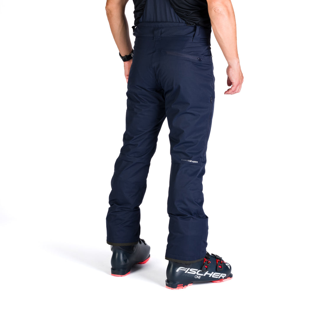 NO-5008SNW men's ski pants with braces ISHAAN