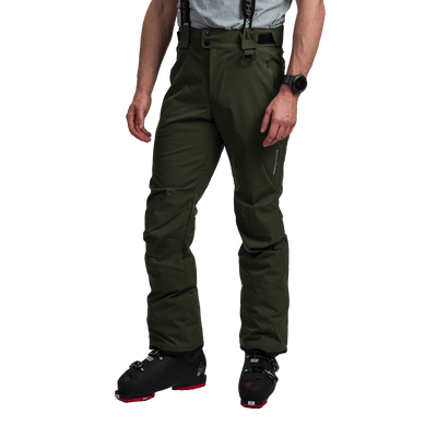NO-5008SNW men's ski pants with braces ISHAAN