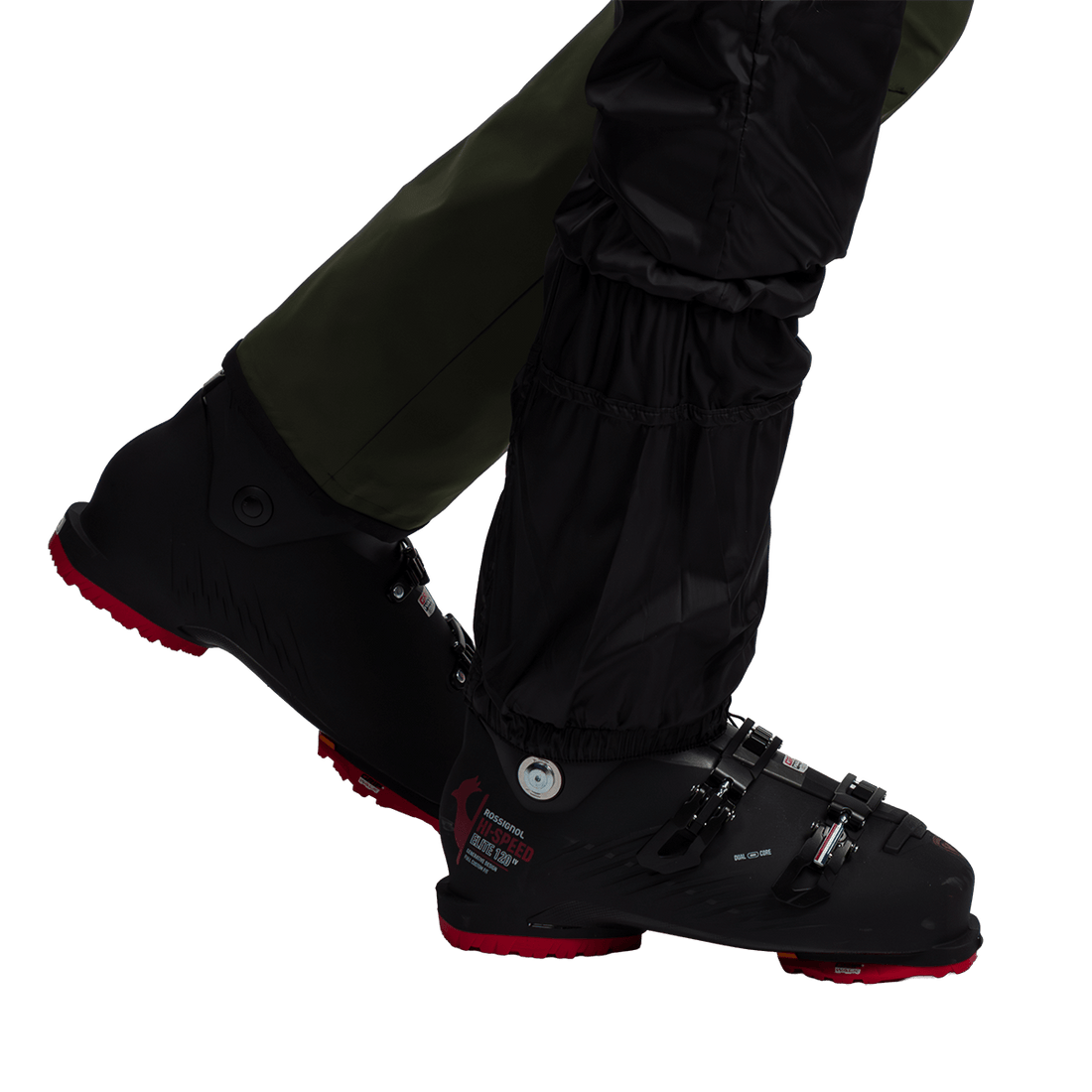 NO-5008SNW men's ski pants with braces ISHAAN