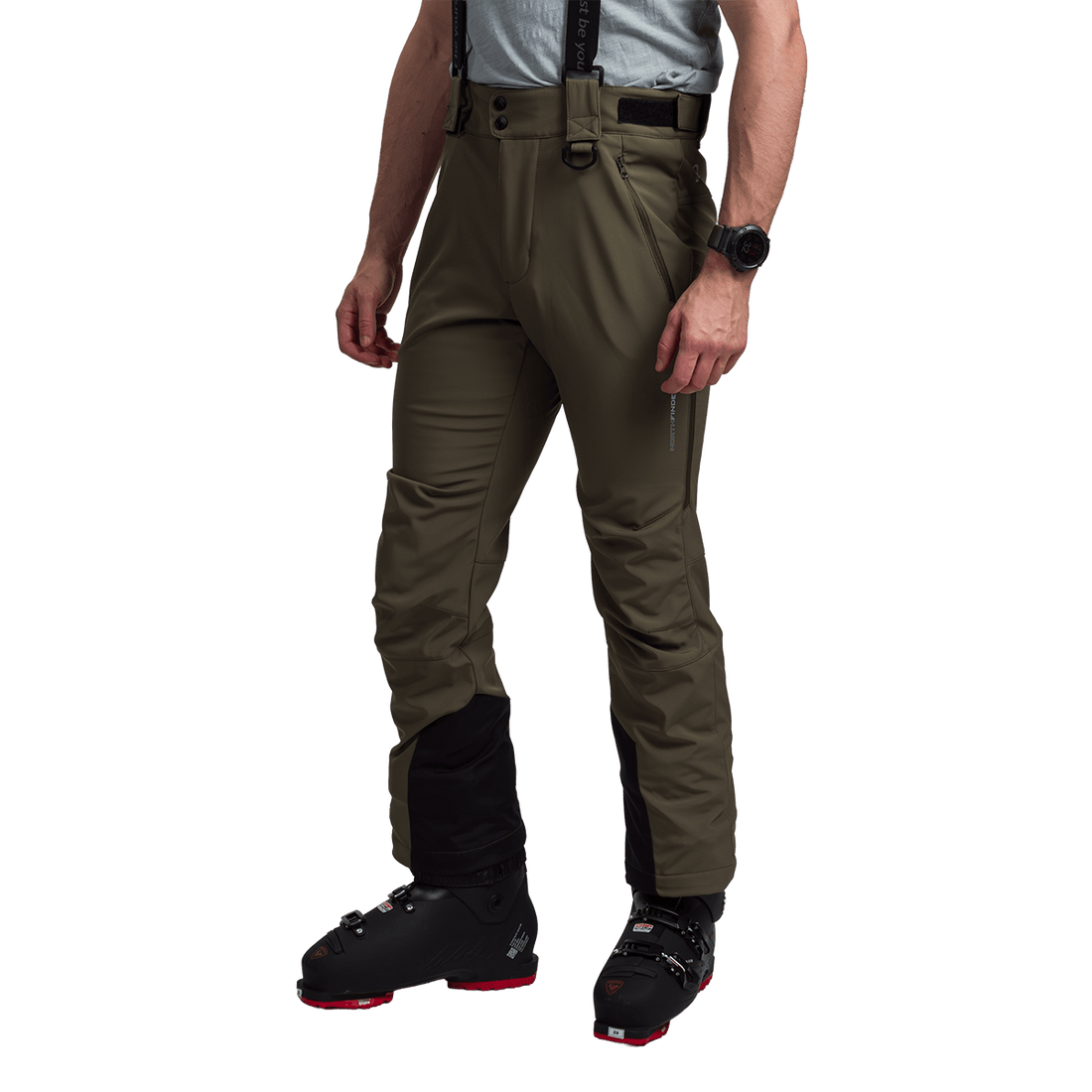 NO-5009SNW men's ski-softshell pants for winter ISHAAN
