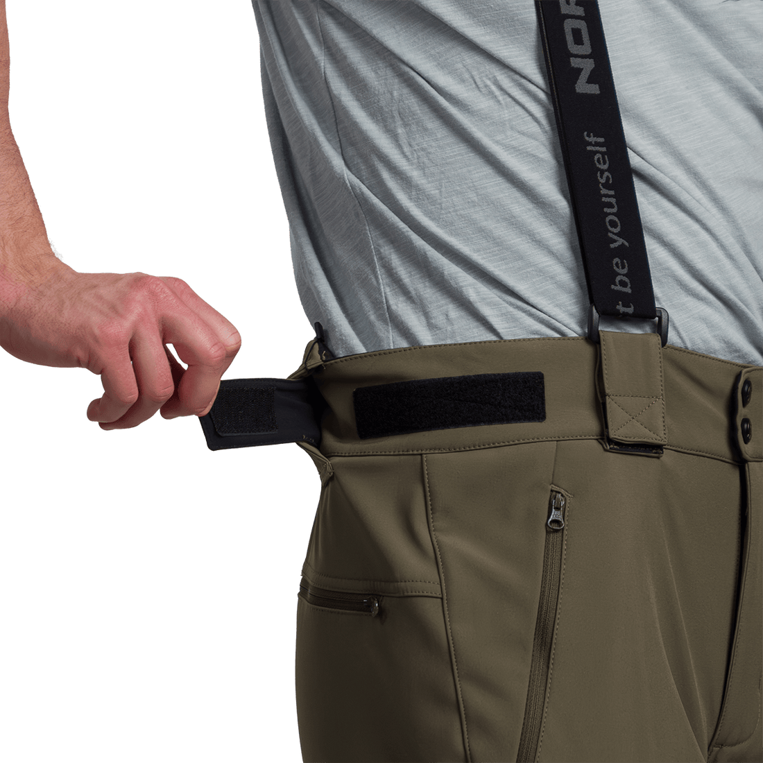 NO-5009SNW men's ski-softshell pants for winter ISHAAN