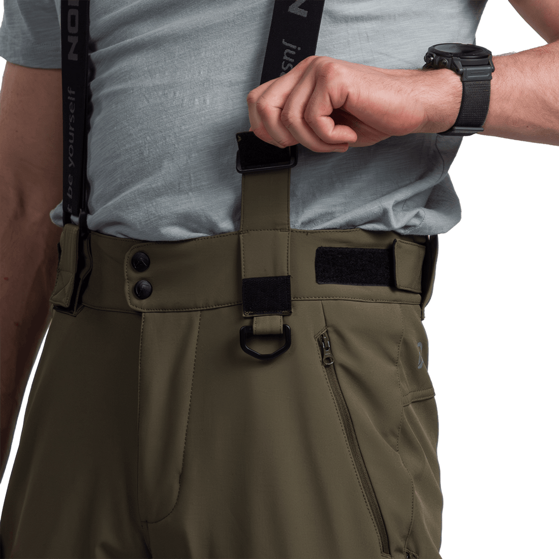 NO-5009SNW men's ski-softshell pants for winter ISHAAN