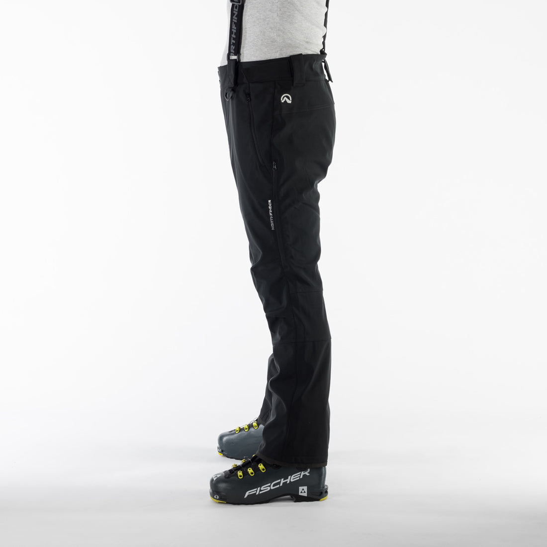 NO-5010SNW men's ski-softshell pants with braces LOXLEY
