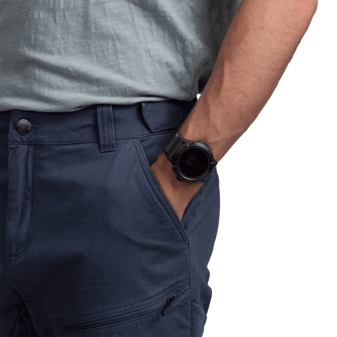 NO-5038OR men's travel cotton cargo pants  LUCJAN