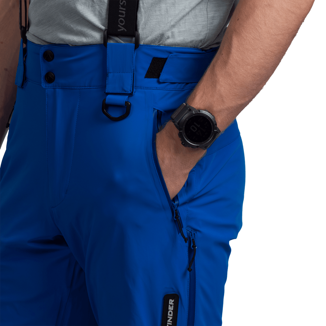 NO-5047SNW men's ski stretch trousers fully featured WALERIAN