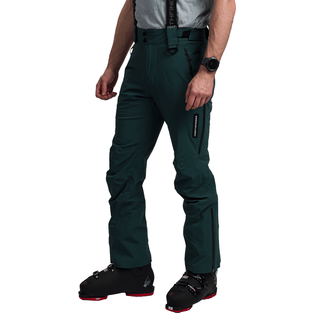 NO-5047SNW men's ski stretch trousers fully featured WALERIAN