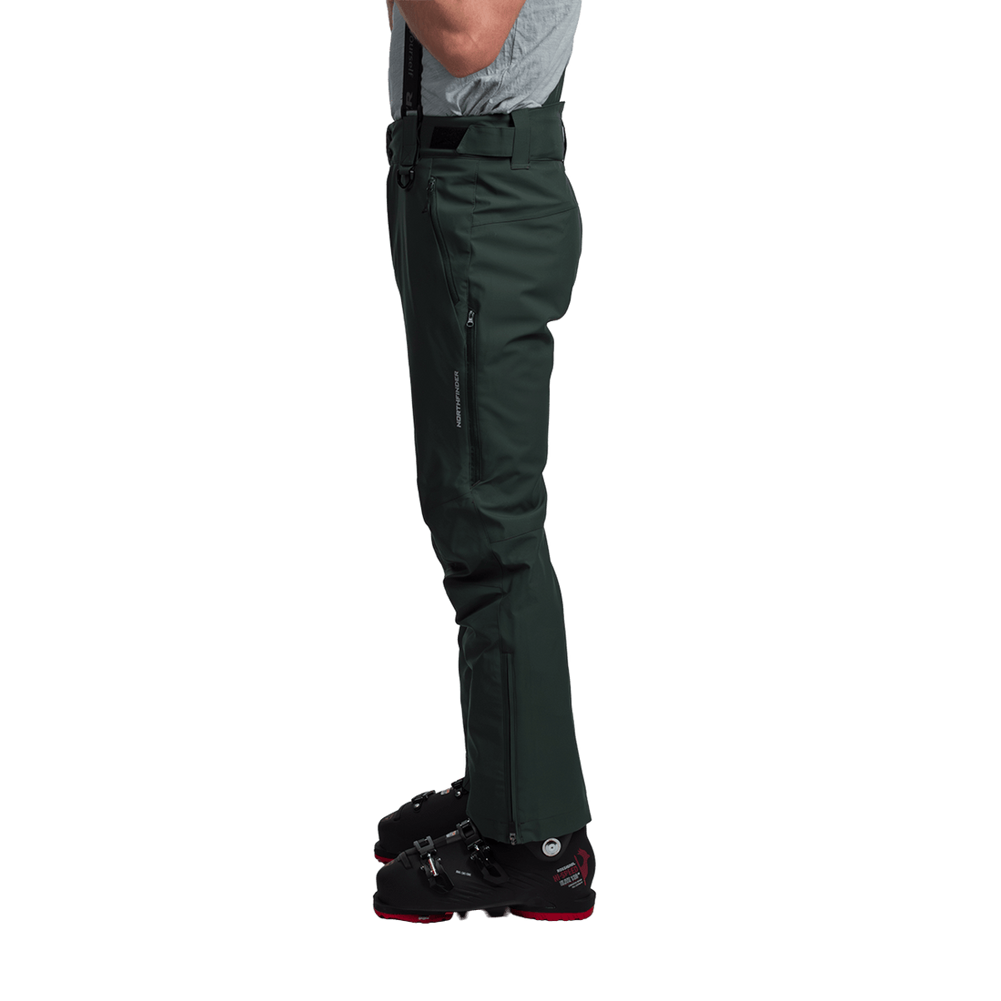 NO-5049SNW men's ski comfort trousers with braces BARTA