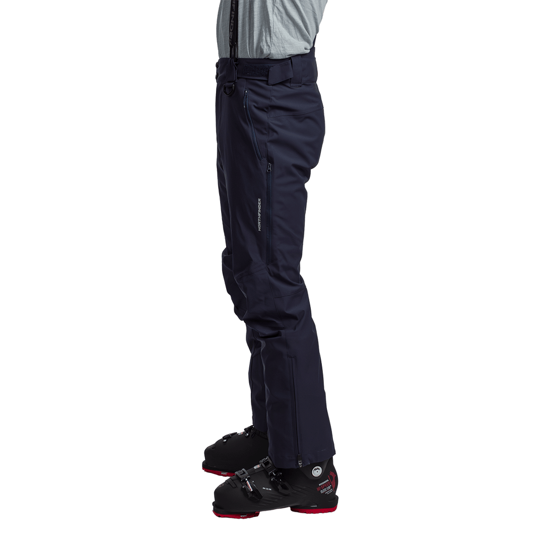 NO-5049SNW men's ski comfort trousers with braces BARTA
