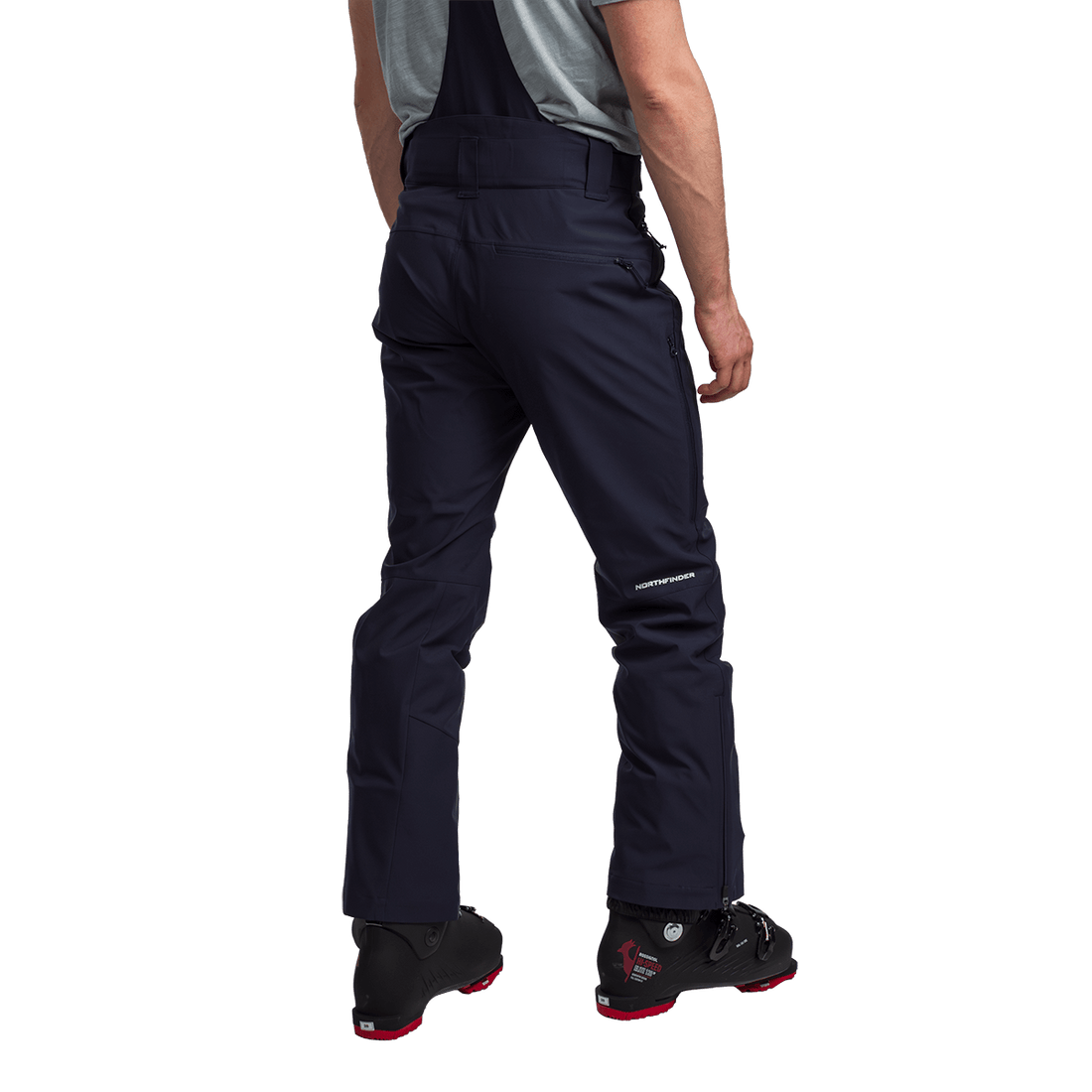 NO-5049SNW men's ski comfort trousers with braces BARTA