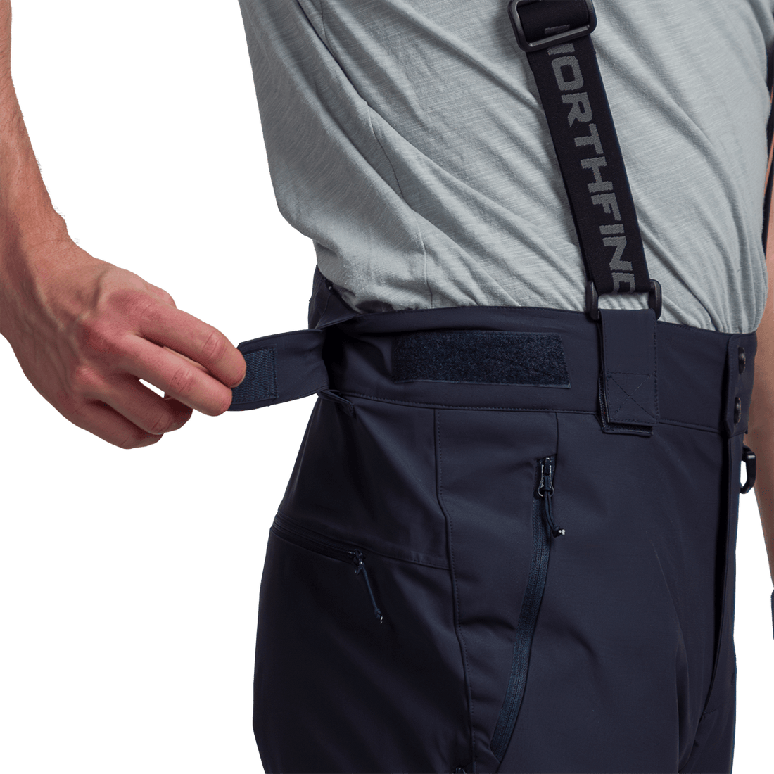 NO-5049SNW men's ski comfort trousers with braces BARTA