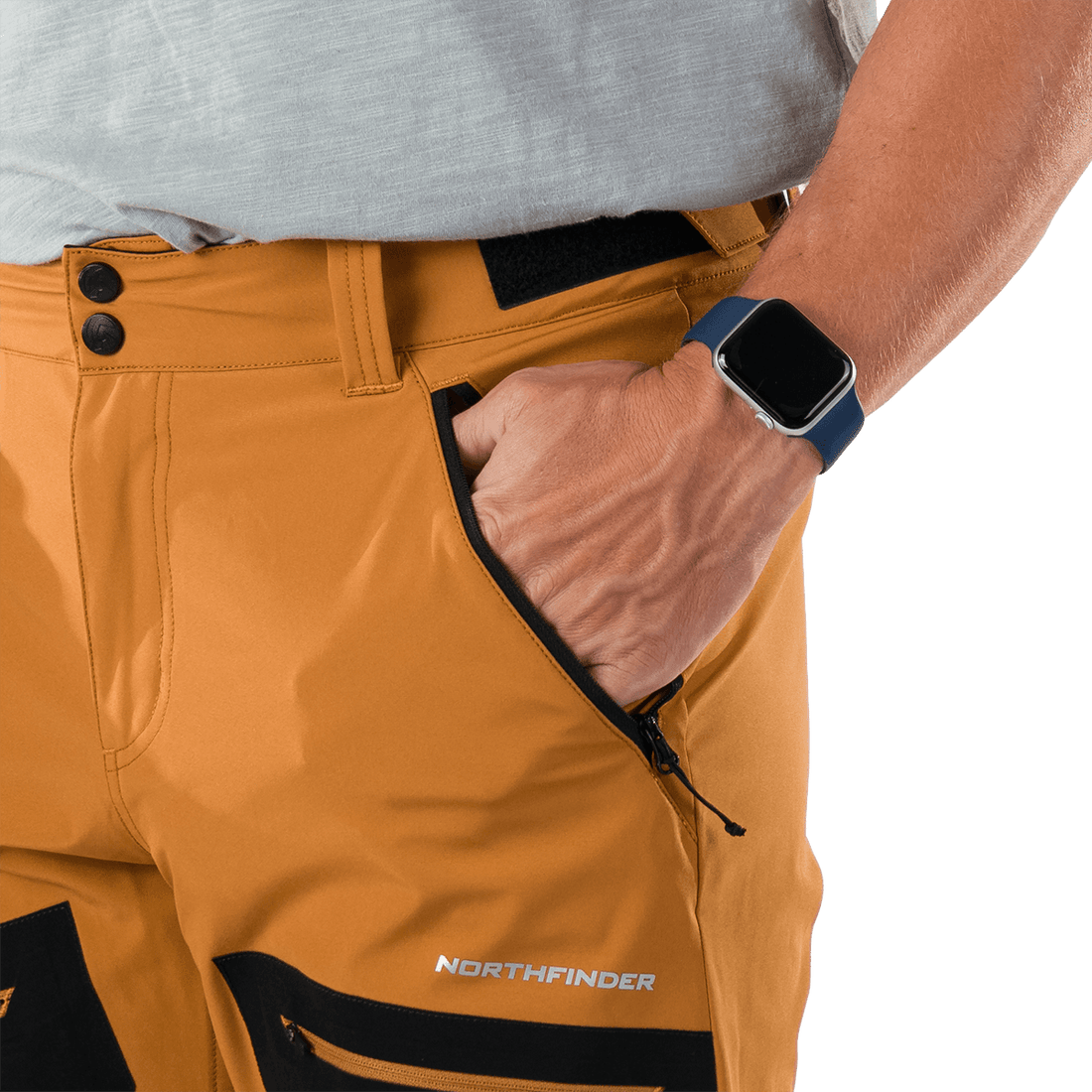 NO-5064OR men's trekking softshell pants 3L NATANIEL