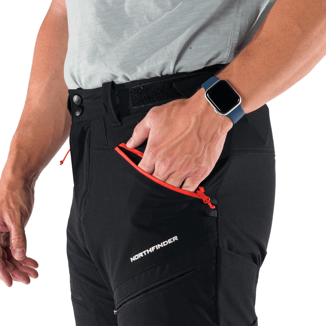 NO-5065OR men's trekking hybrid softshell pants NEPTUNO