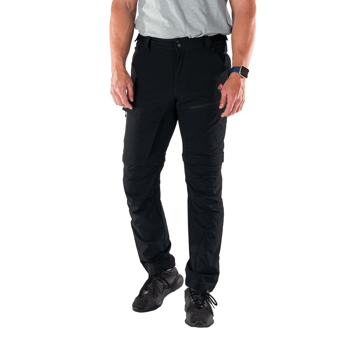 NO-5070OR men's trekking cargo 2 in 1 zip off stretch pants SOCRATES