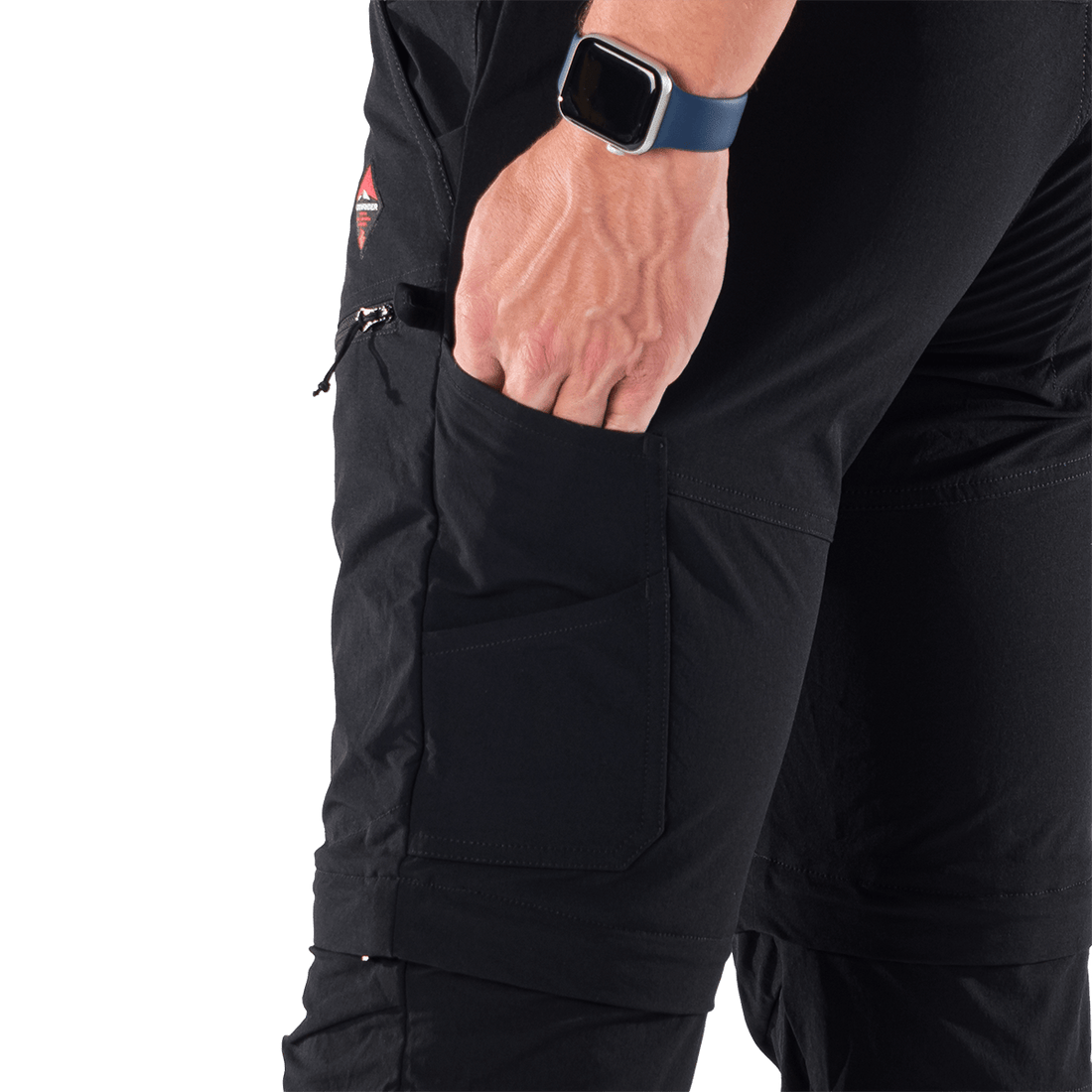 NO-5070OR men's trekking cargo 2 in 1 zip off stretch pants SOCRATES