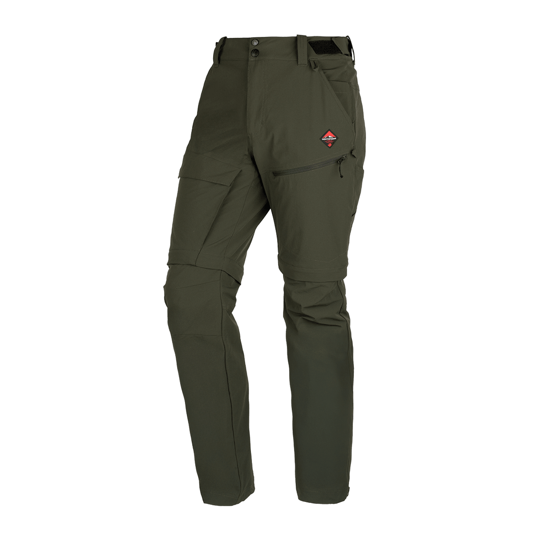 NO-5070OR men's trekking cargo 2 in 1 zip off stretch pants SOCRATES