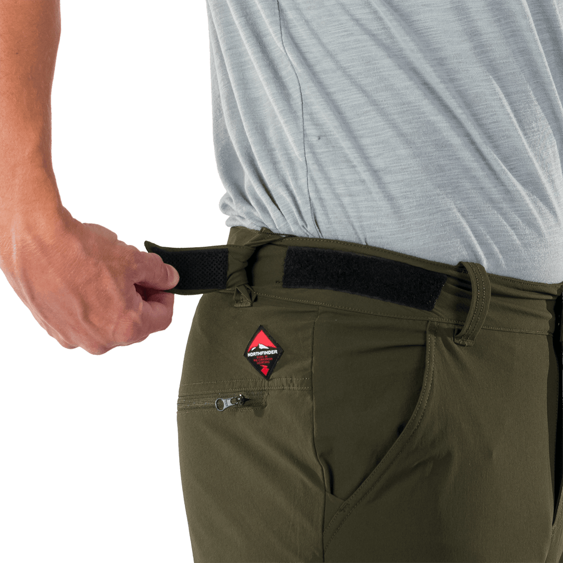 NO-5070OR men's trekking cargo 2 in 1 zip off stretch pants SOCRATES