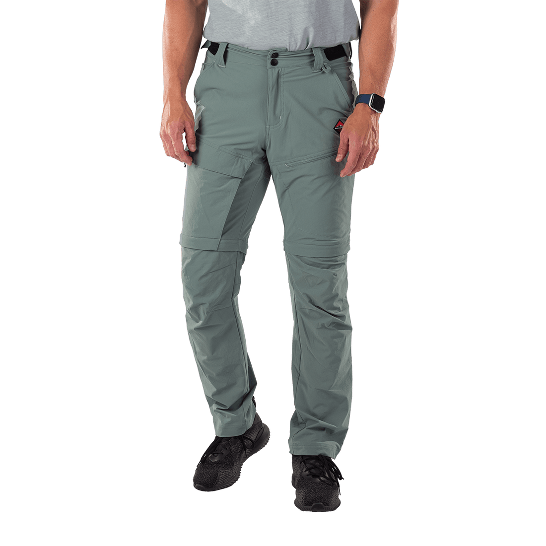NO-5070OR men's trekking cargo 2 in 1 zip off stretch pants SOCRATES