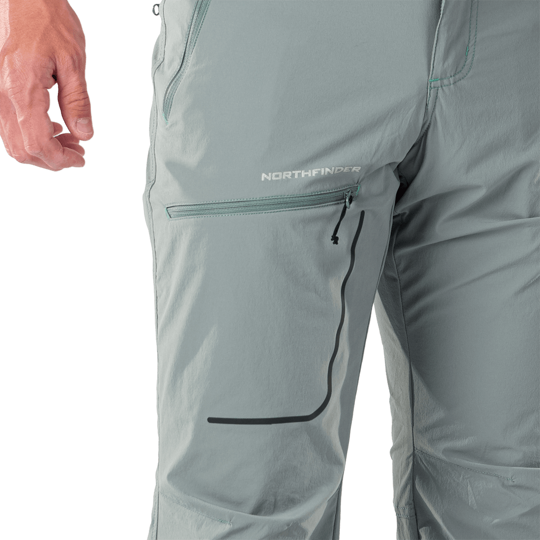 NO-5074OR men's travel stretch pants AMADE