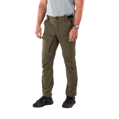 NO-5075OR men's lightweight cargo 2 in 1 zip off stretch pants BARTOL