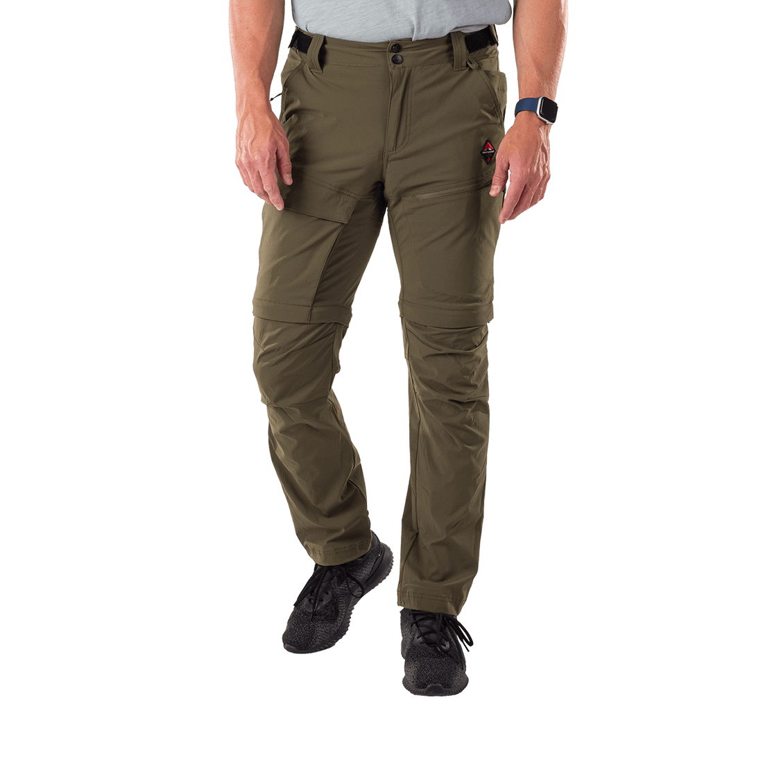 NO-5075OR men's lightweight cargo 2 in 1 zip off stretch pants BARTOL