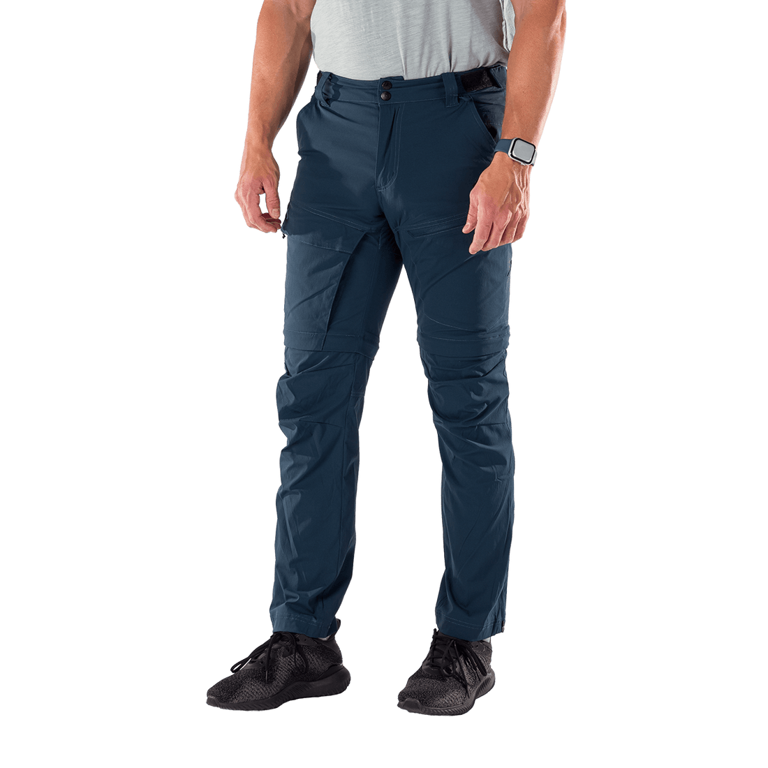 NO-5075OR men's lightweight cargo 2 in 1 zip off stretch pants BARTOL