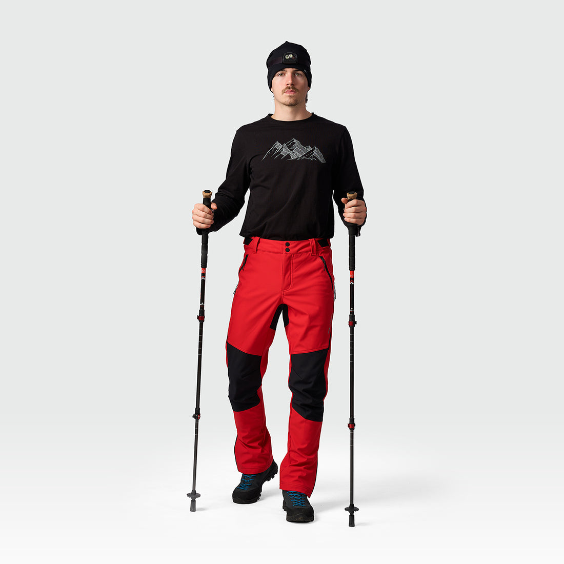 NO-5110OR men's outdoor winter softshell pants 3L PIERCE