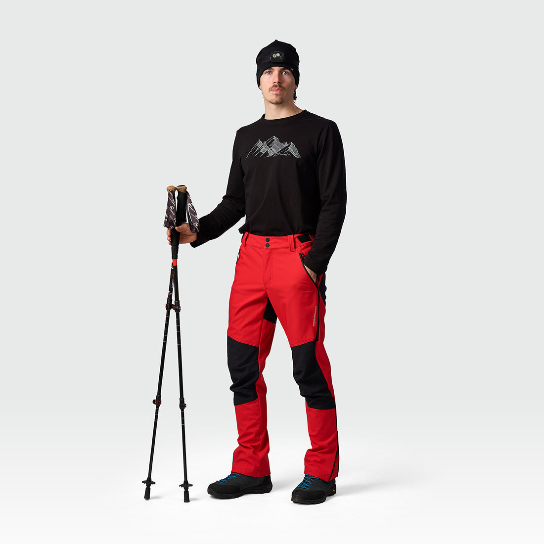 NO-5110OR men's outdoor winter softshell pants 3L PIERCE