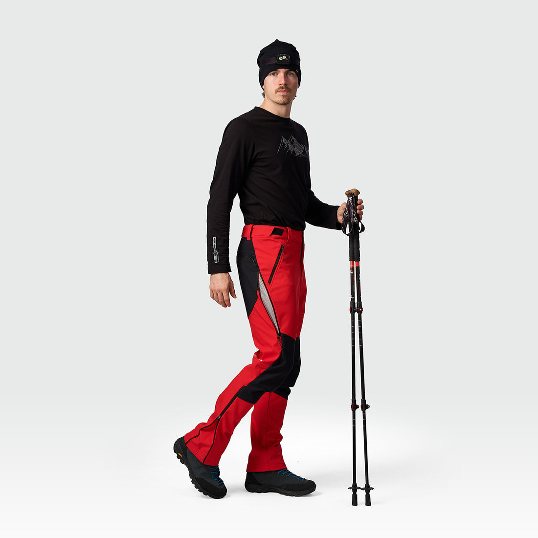 NO-5110OR men's outdoor winter softshell pants 3L PIERCE