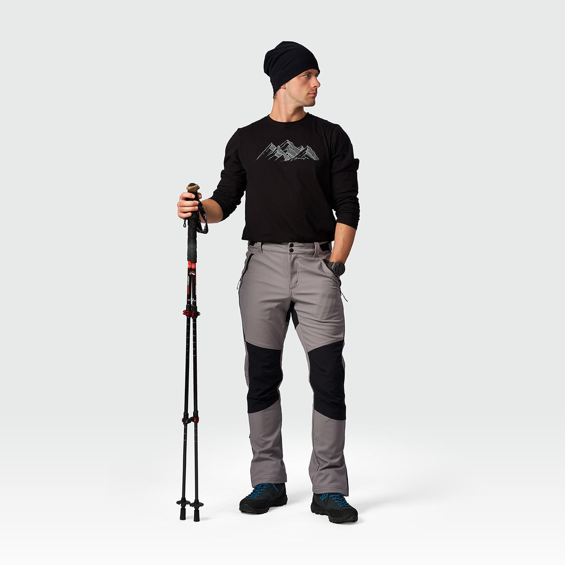 NO-5110OR men's outdoor winter softshell pants 3L PIERCE