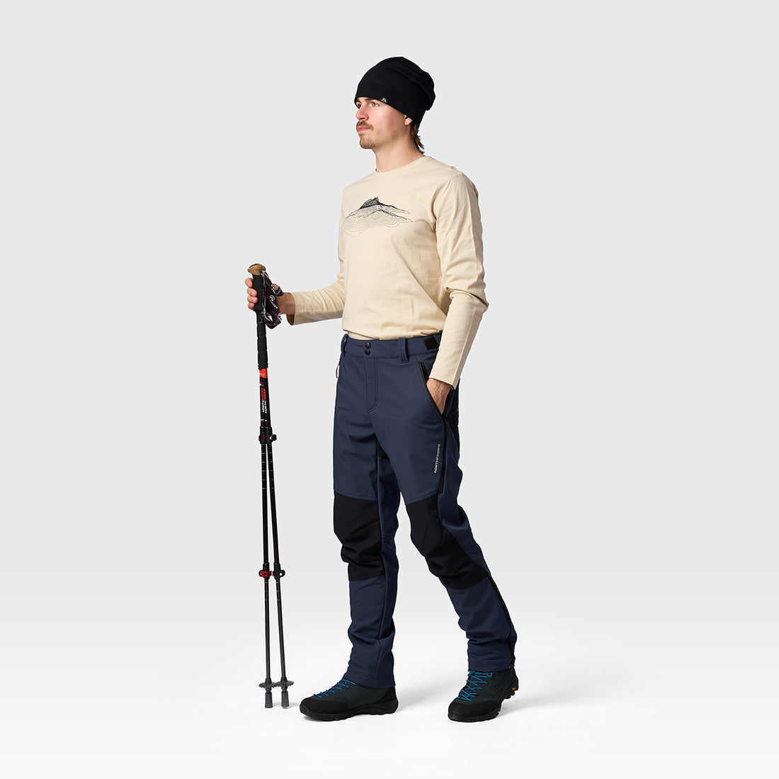 NO-5110OR men's outdoor winter softshell pants 3L PIERCE