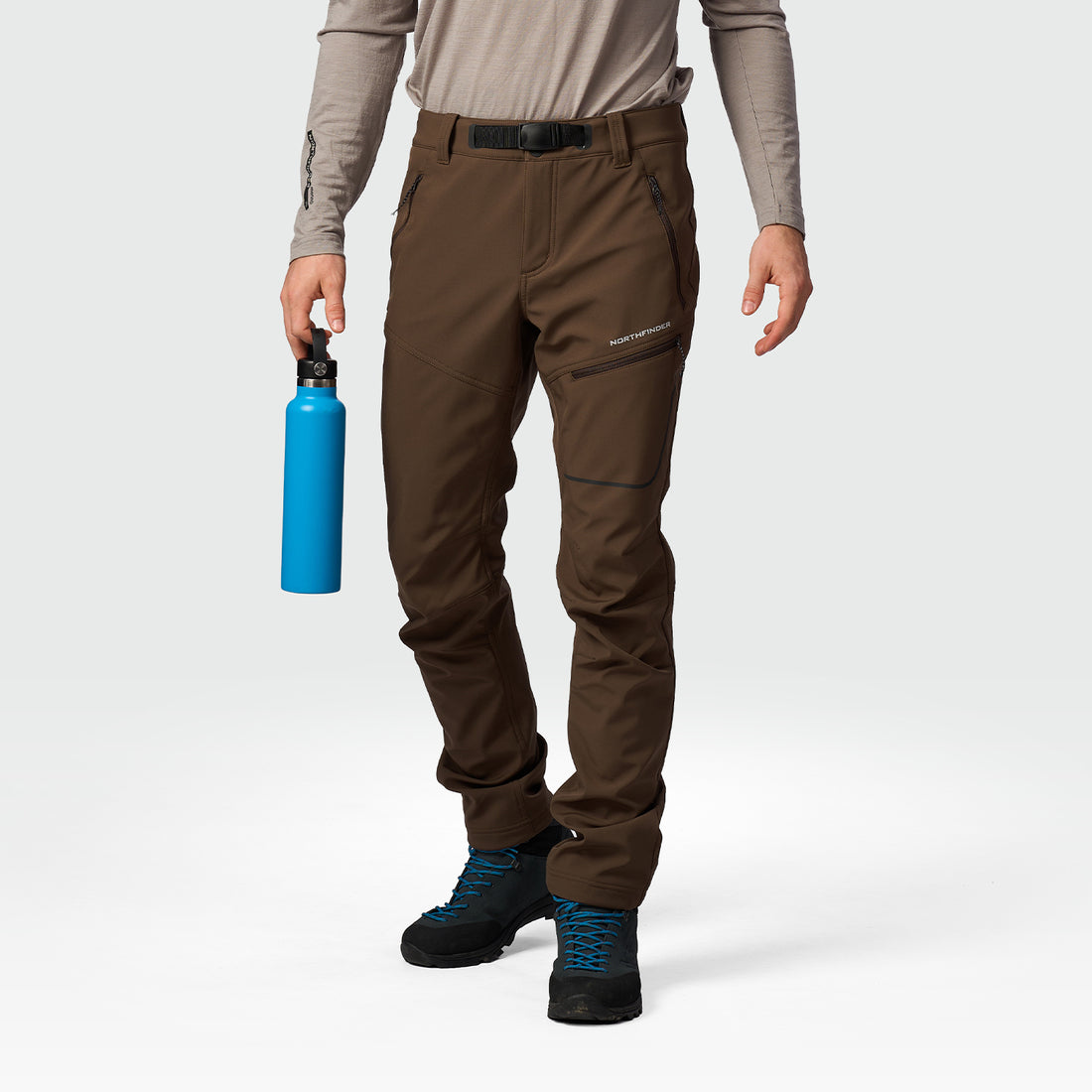 NO-5111OR men's trekking softshell pants outdoor 3L GOBERTO