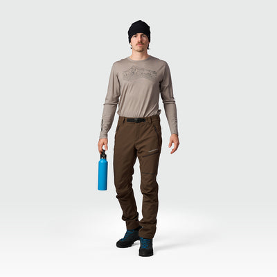 NO-5111OR men's trekking softshell pants outdoor 3L GOBERTO
