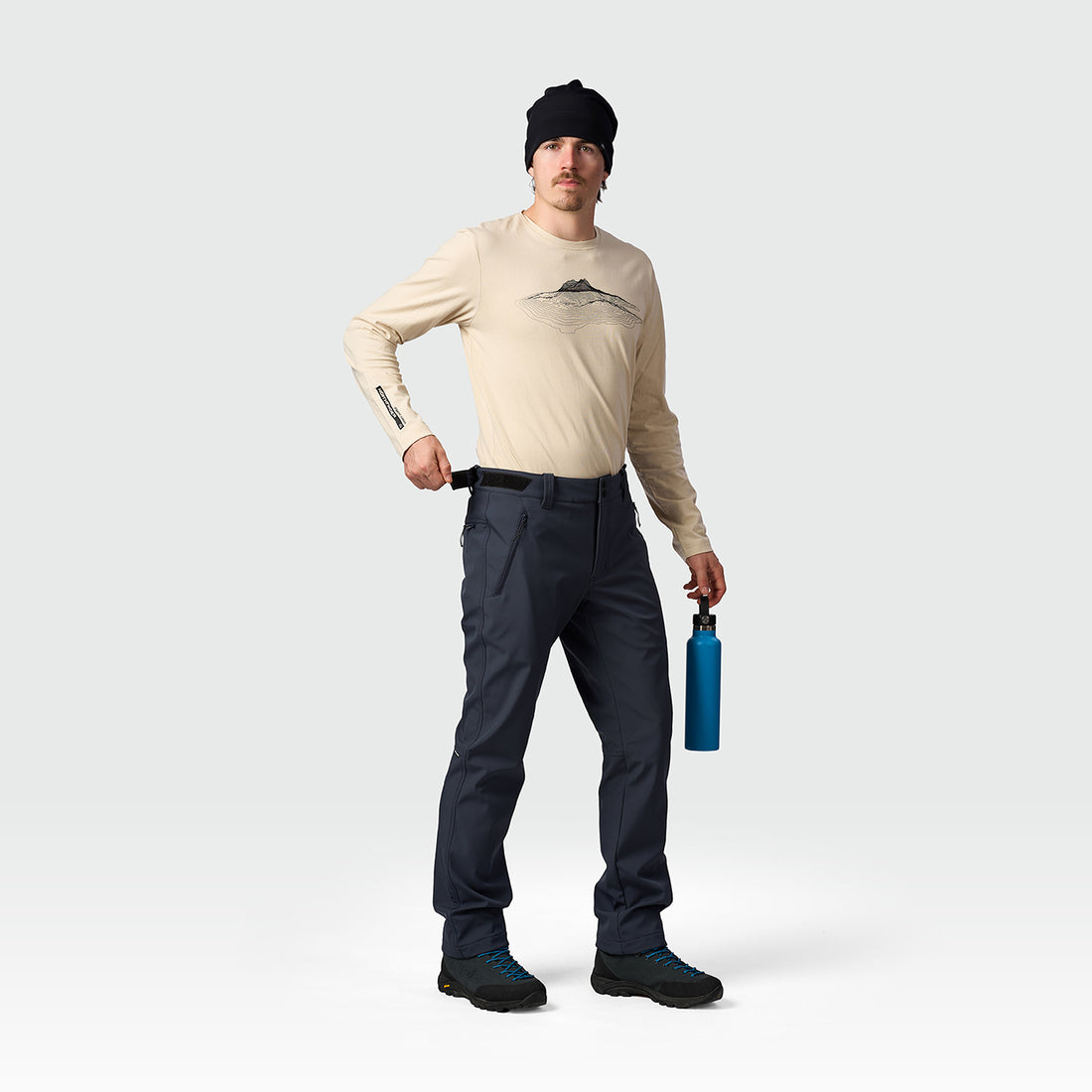 NO-5112OR men's softshell travel pants 3L SEBAST