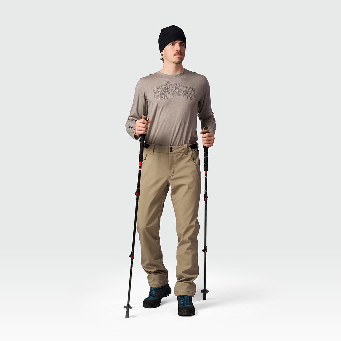 NO-5112OR men's softshell travel pants 3L SEBAST