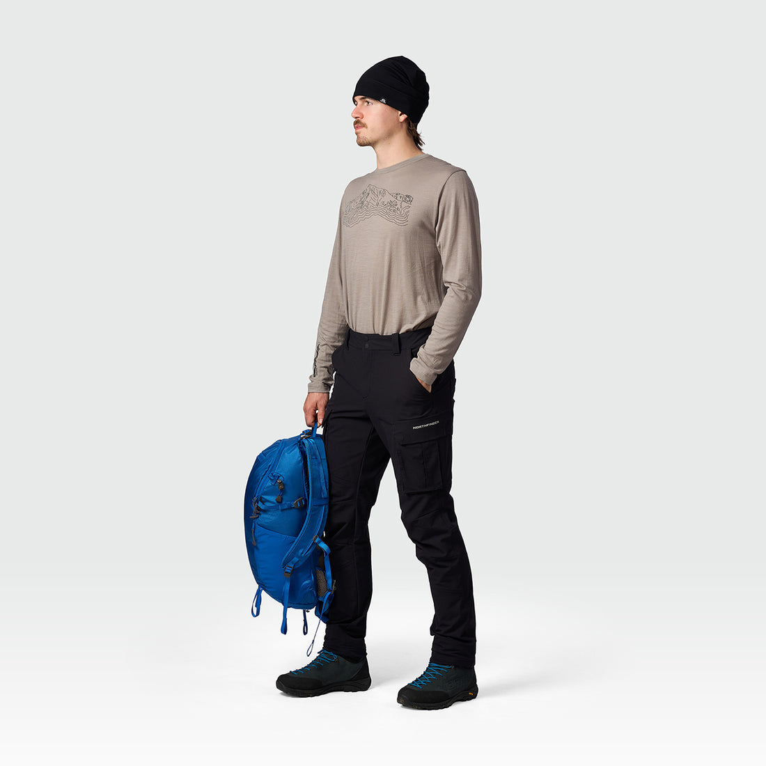 NO-5116OR men's trekking cargo pants TOINI