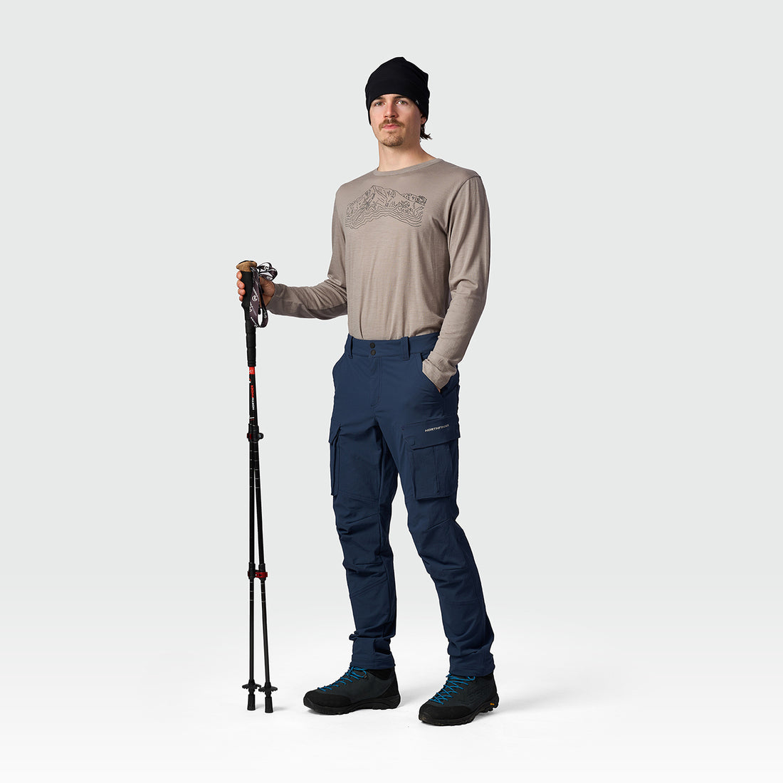 NO-5116OR men's trekking cargo pants TOINI