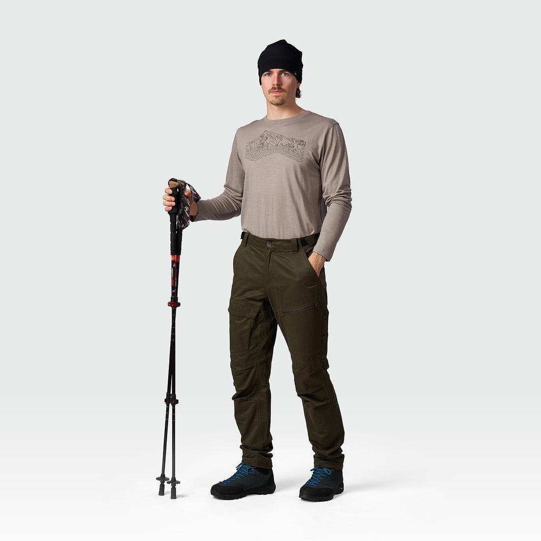 NO-5118OR men's comfort cargo cotton style pants BEL