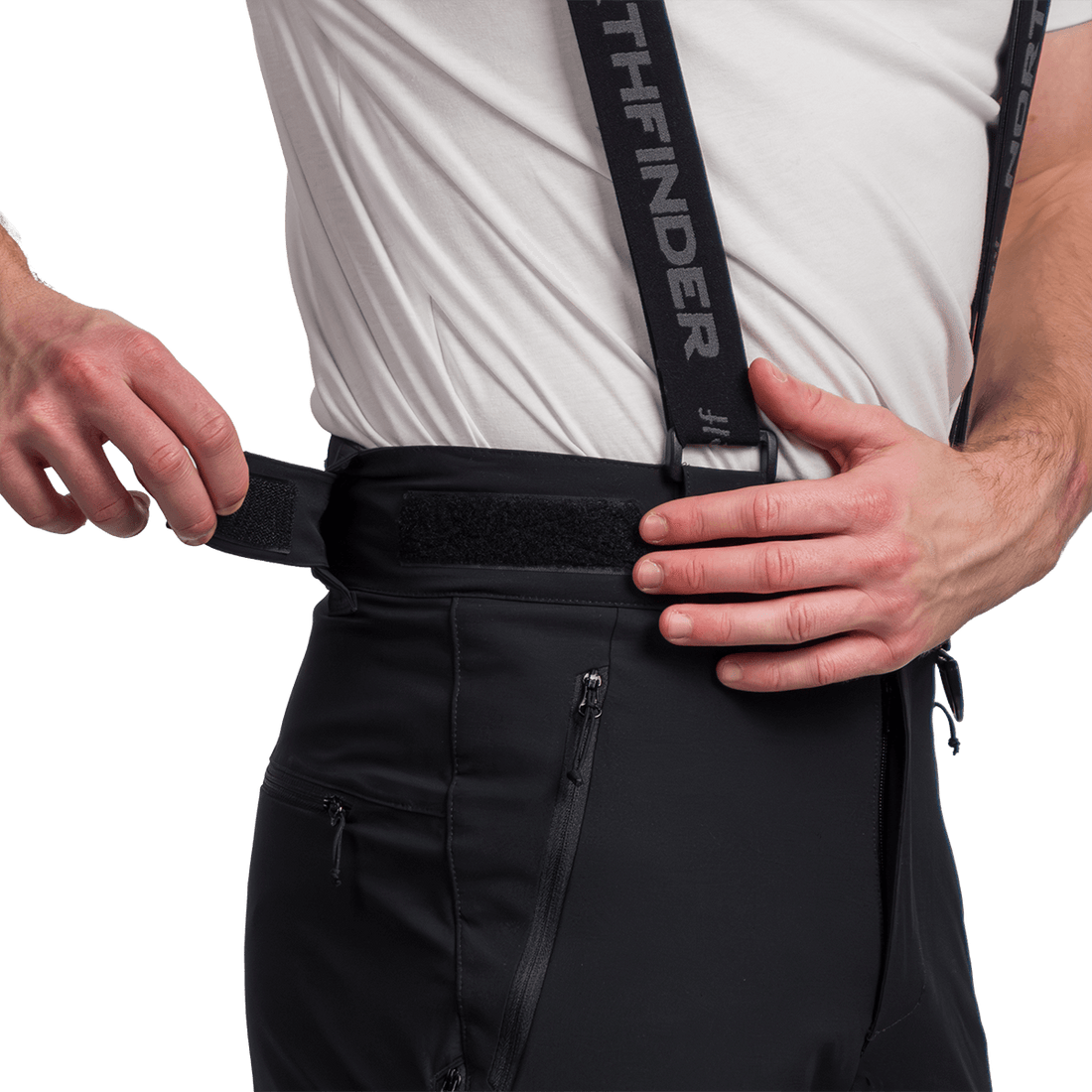 NO-5138SNW men's ski comfort trousers with braces JACOBO