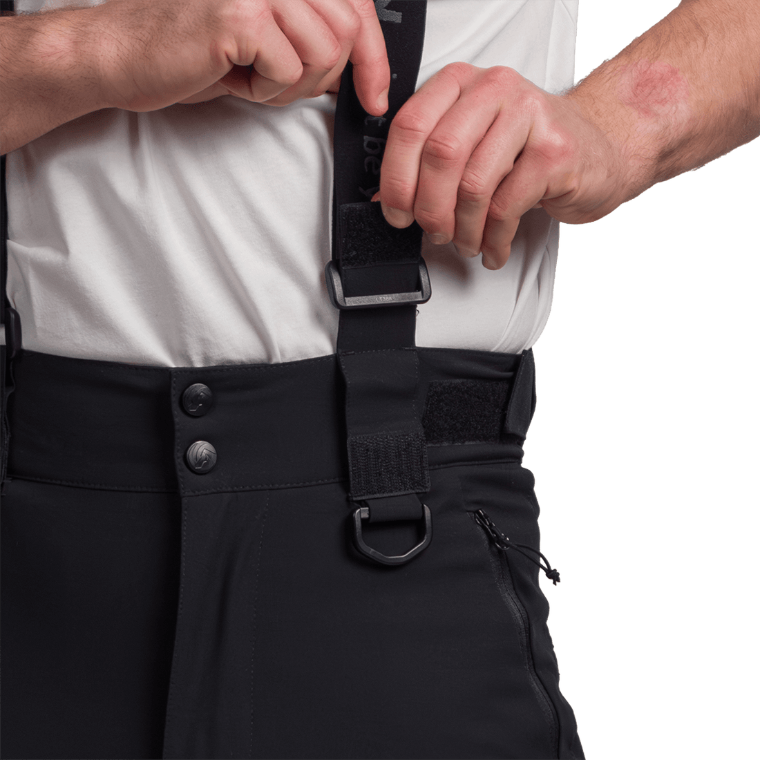 NO-5138SNW men's ski comfort trousers with braces JACOBO