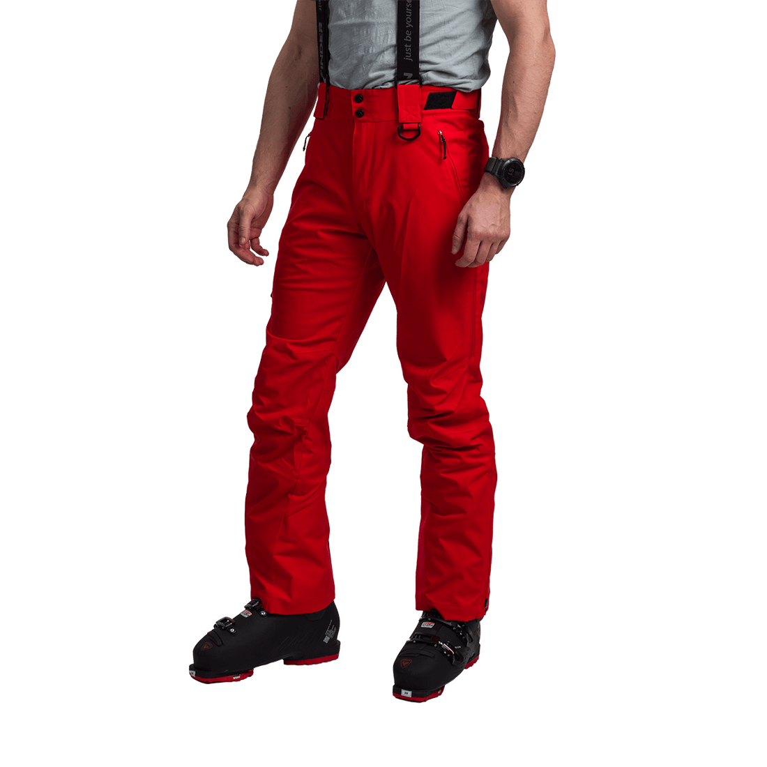 NO-5138SNW men's ski comfort trousers with braces JACOBO