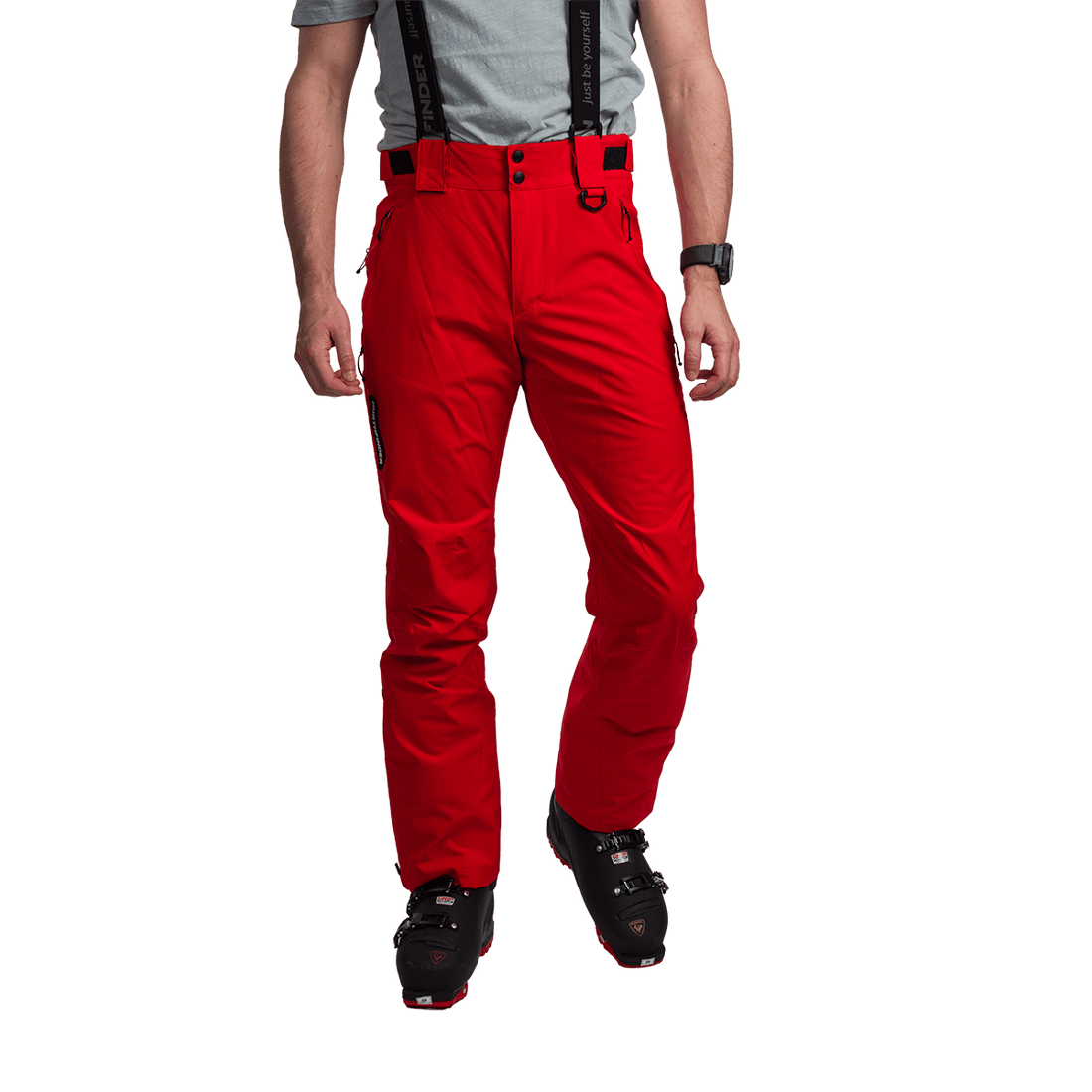 NO-5138SNW men's ski comfort trousers with braces JACOBO
