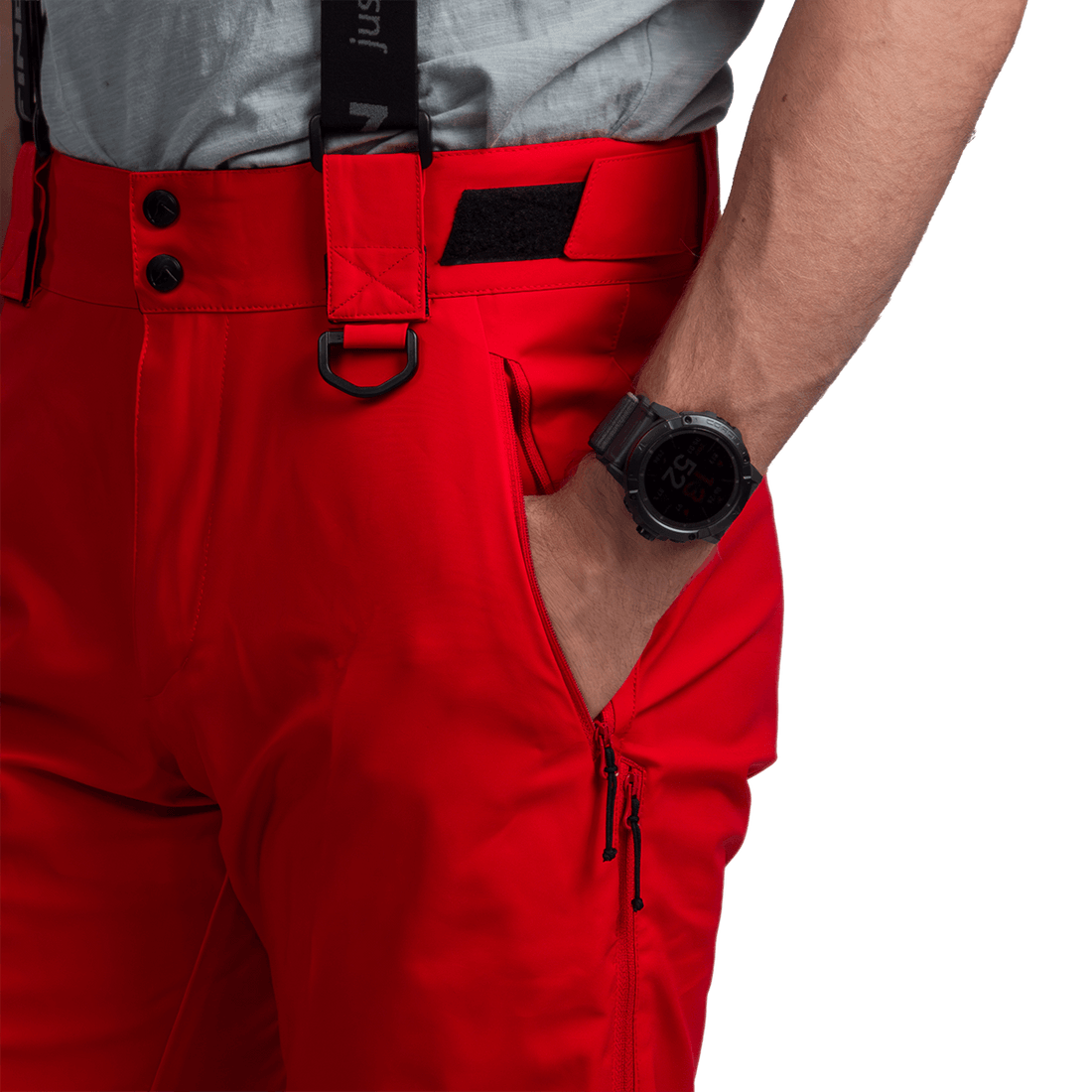 NO-5138SNW men's ski comfort trousers with braces JACOBO