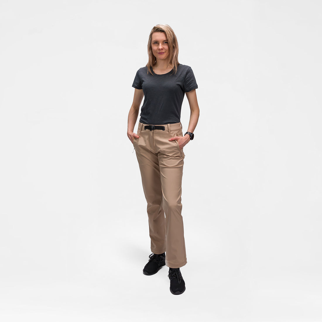 NO-60031OR women's softshell outdoor pants 3L LYRIC