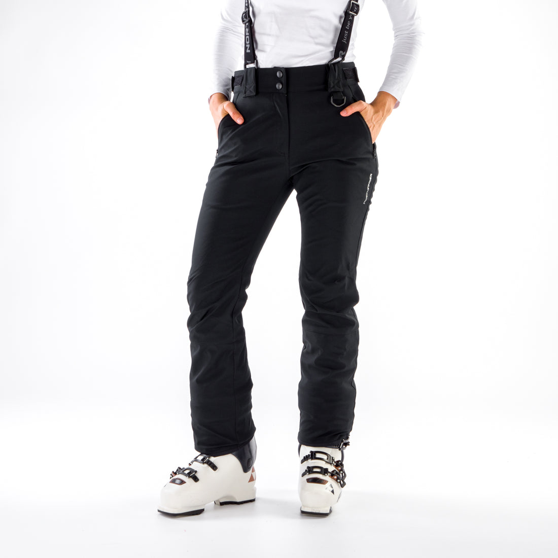 NO-6007SNW women's ski softshell pants for winter 3l ISABELA