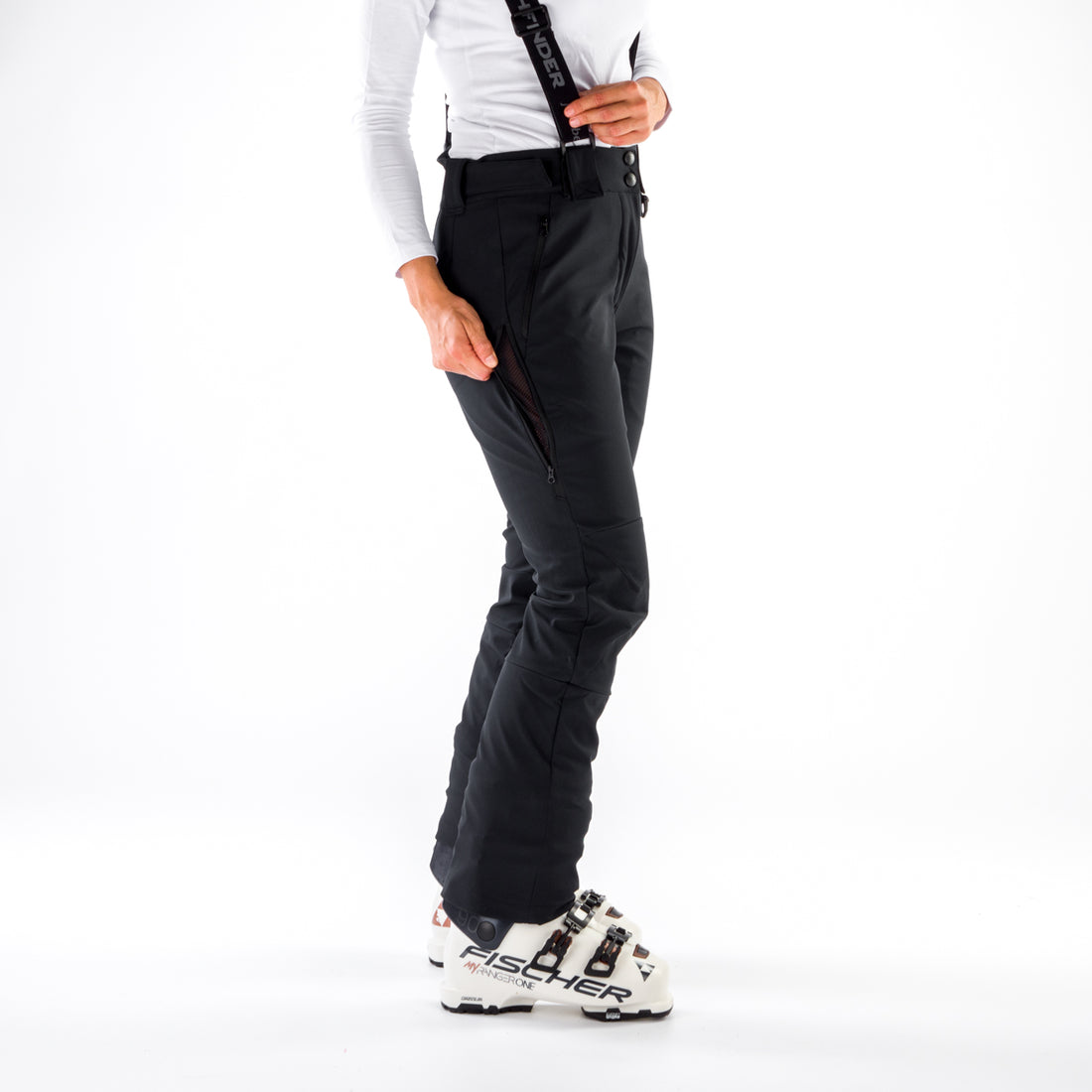NO-6008SNW women's ski softshell pants for winter 3l ISABELA